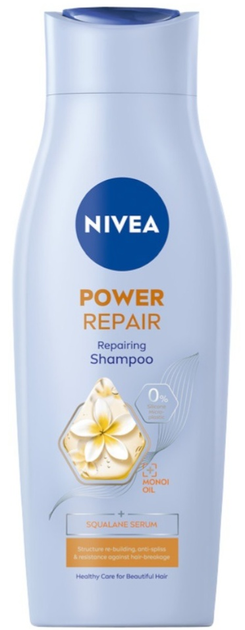 Шампунь для волосся Nivea Power Repair коригуючий 400 мл (9005800368917) - зображення 1