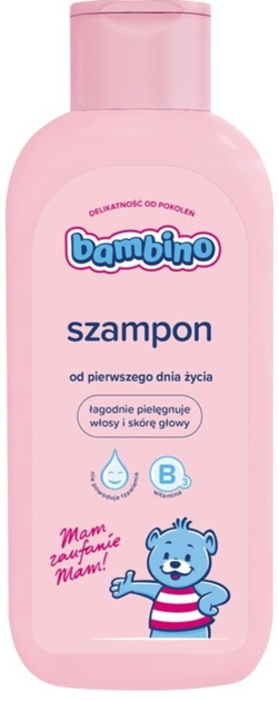 Шампунь для волосся Bambino з вітаміном B3 400 мл (5900017040066) - зображення 1