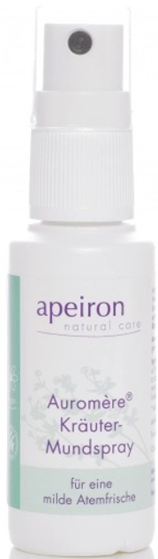 Спрей-освіжувач для ротової порожнини Apeiron Auromere Herbal Mouth Spray 30 мл (4251191898181) - зображення 1
