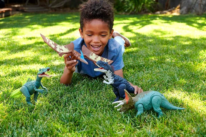 Фігурка Світ юрського періоду Динозавр Птеранодон Джурасік парк Jurassic World Pteranodon HDX42 - зображення 7