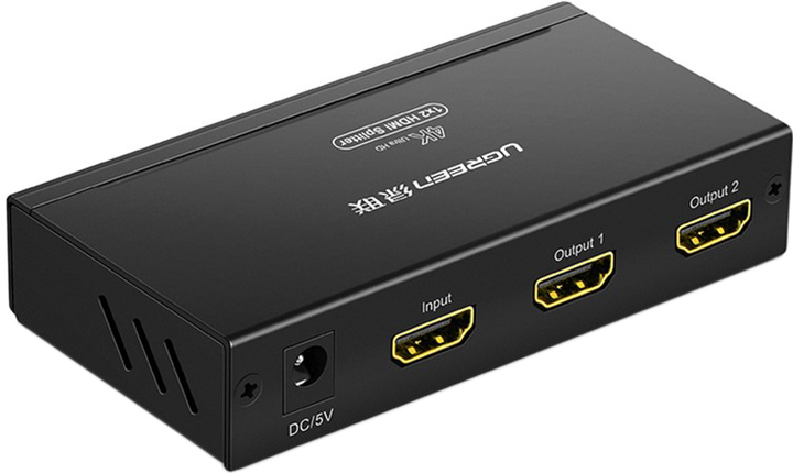 Сплиттер Ugreen HDMI 1x2 Splitter with 5V 2A DC Black (40201EU) – фото ...