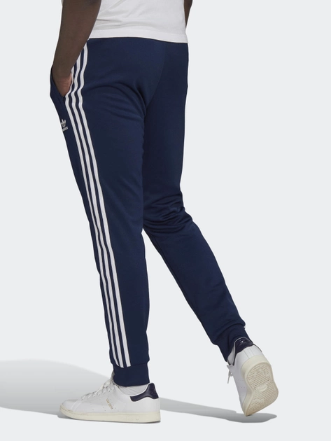 Spodnie dresowe męskie Adidas HK7353 S Niebieski/Biały (4065415095979) - obraz 2