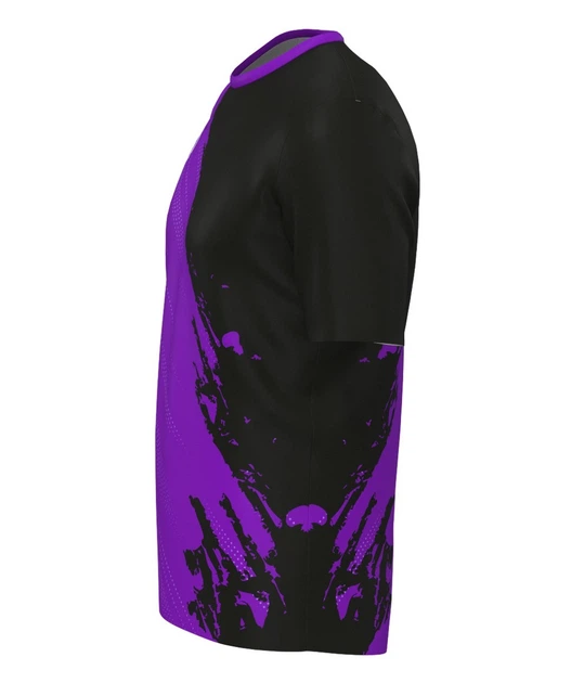 Волейбольная футболка мужская RIGO CHAMPION Black-Violet 3XL - изображение 4