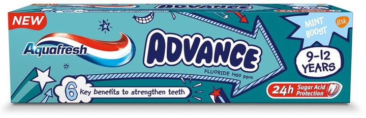 Advance Toothpaste pasta do zębów dla dzieci 9-12 lat 75 ml (5054563045348) - obraz 1