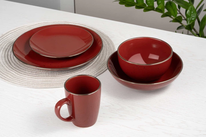 Тарілка ARDESTO супова Bagheria, 20 см, Sangria, кераміка (AR2920R) - изображение 4