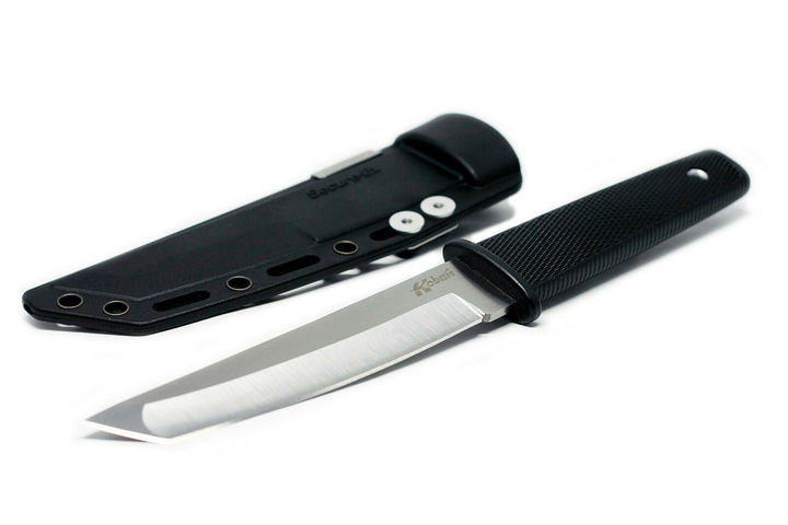 Нож с фиксированным клинком из стали ручной нескладной Tanto Cold Steel Kobun 17T - изображение 1