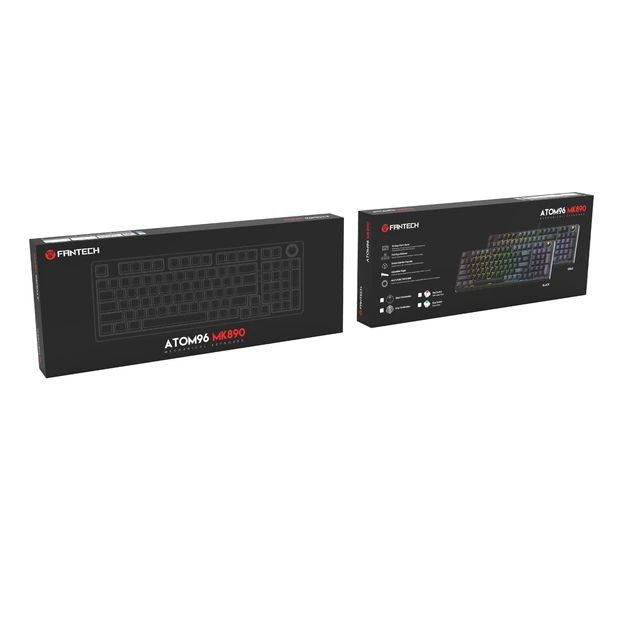 Ігрова клавіатура Fantech ATOM96 MK890 Red Switch механічна c LED RGB підсвічуванням - зображення 10