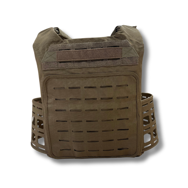 Плитоноска uaBRONIK (Plate Carrier Light) відкритого типу Койот - зображення 4