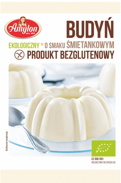 Budyń śmietankowy Amylon Bio Bezglutenowy 40 g (8594006668354) - obraz 1