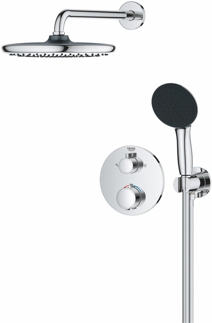 Душевая система скрытого монтажа с термостатом GROHE QuickFix Precision Grohtherm 34883000 - изображение 3
