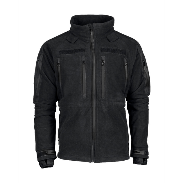Куртка флісова Sturm Mil-Tec Plus Cold Weather Jacket Fleece Black 3XL (10855602) - изображение 1