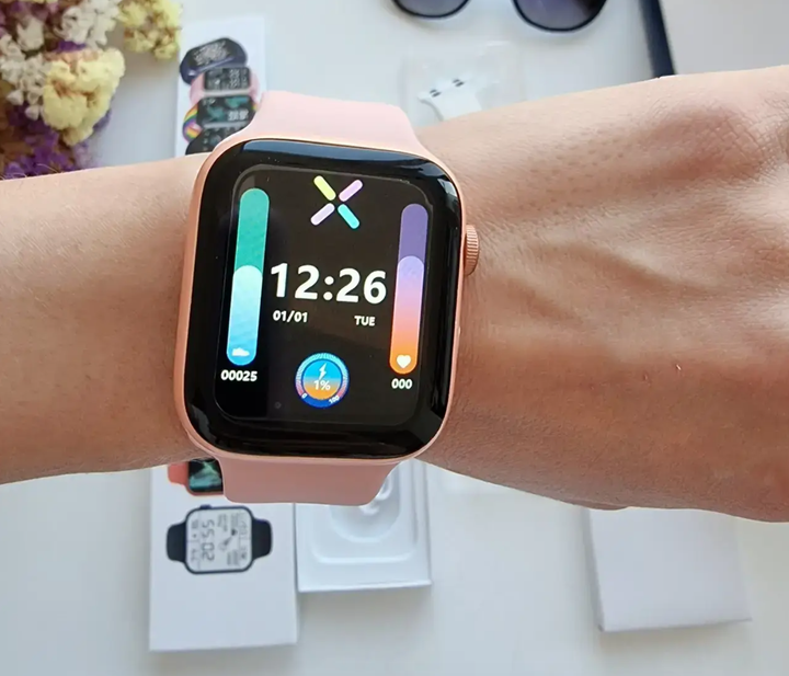 Розумний годинник Smart Watch 44mm Bluetooth Z32 PRO Series 6 Aluminium + 2 РЕМІШКА (додаток RDFIT) PINK - зображення 12
