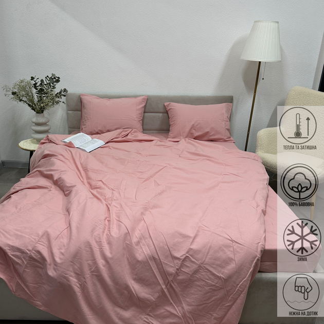 Підковдра Ecotton Полуторний 147х210 Зимова колекція Super Soft Фланель SB-153 Pink Ecotton (24420) - Фото 3 Підковдра Ecotton Полуторний 147х210 Зимова колекція Super Soft Фланель SB-153 Pink Ecotton (24420) - зображення 3