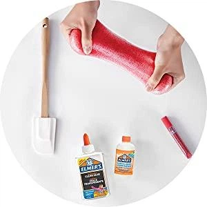 Набор для создания слаймов Elmer's Starter Kit 9 шт. Активатор, Клей Прозрачный, Клей с Блестками (00113) - Фото 6 Набор для создания слаймов Elmer's Starter Kit 9 шт. Активатор, Клей Прозрачный, Клей с Блестками (00113) - изображение 6