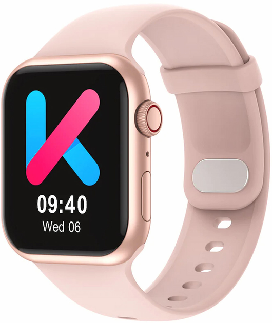 Smartwatch Kumi KU3 Meta Enhanced Pink (KU-KU3M-EN/PK) - obraz 1