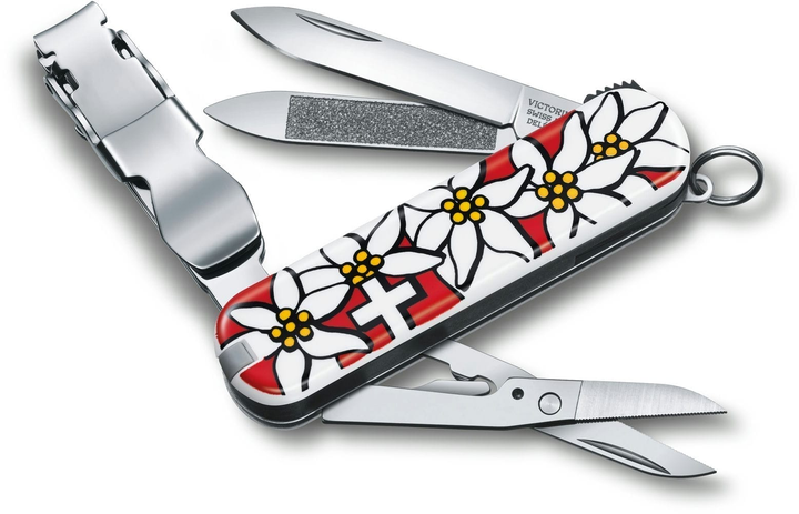 Нож Victorinox NailClip 580 лезвие 65мм/8функ/Edelweiss - изображение 1