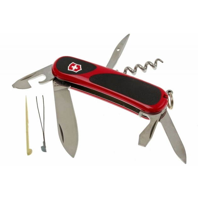 Ніж Victorinox EvoGrip 10 85мм/13функ/черв-чорний - зображення 2