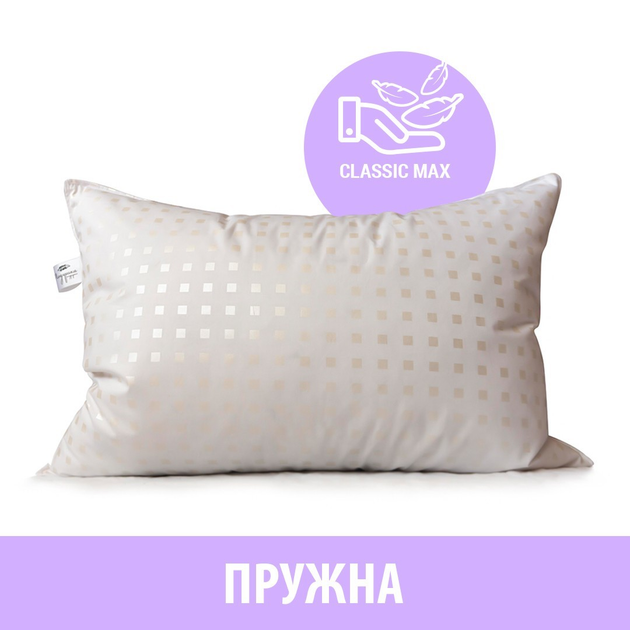 Подушка пухо-перьевая (50% пух) Classic Max 50х70 белая Подушка ...