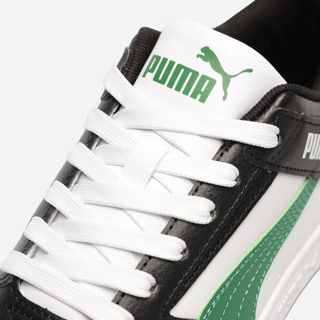 Підліткові кеди для хлопчика Puma Rebound JOY Lo Jr 38198413 39 Білі з зеленим (4065452844592) - зображення 5