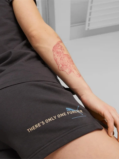 Spodenki sportowe damskie Puma ESS BETTER 67330075 L Ciemnoszare (4065453233906) - obraz 5