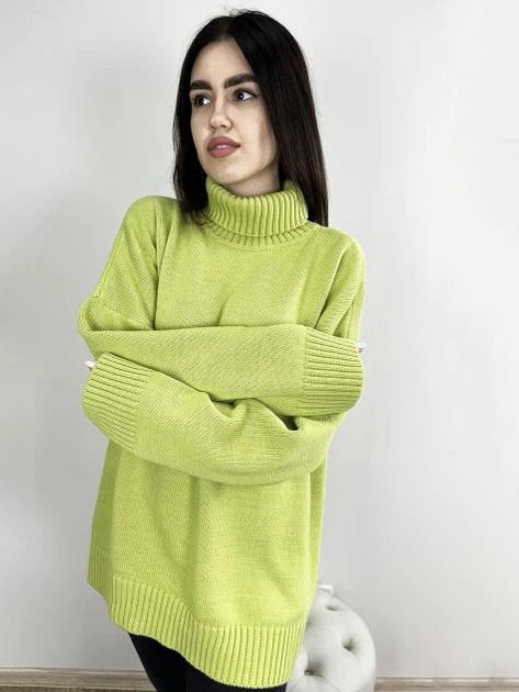 Свитер вязаный оверсайз женский ARTKNIT Sofia One Size Яблочный (4823093452459) - Фото 1 Свитер вязаный оверсайз женский ARTKNIT Sofia One Size Яблочный (4823093452459) - изображение 1