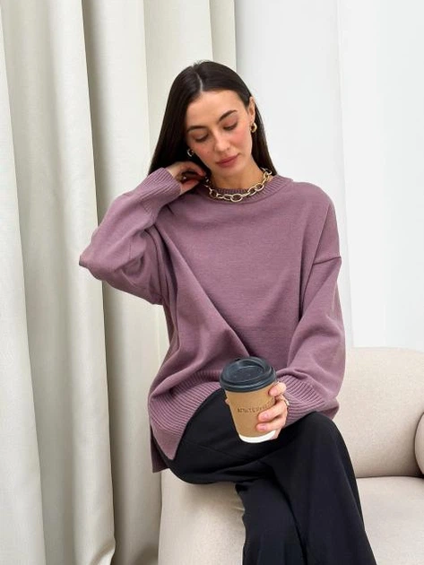 Джемпер женский ARTKNIT Мия One Size Фрезия (4823093453333) - Фото 5 Джемпер женский ARTKNIT Мия One Size Фрезия (4823093453333) - изображение 5