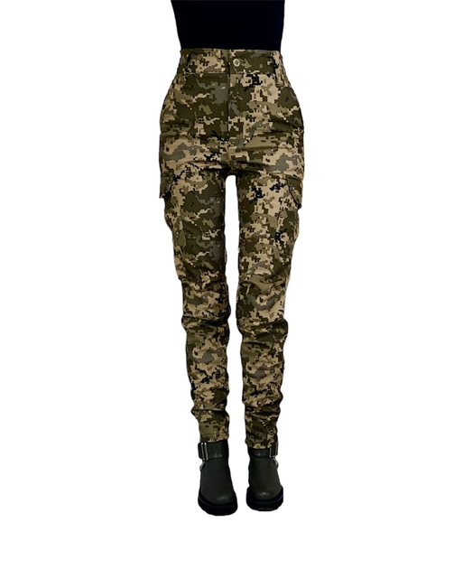 Жіночі зимові тактичні штани 50 укрпіксель - зображення 1