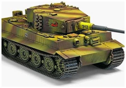 Model do sklejania Academy czołg Tiger I Late version 1:35 (8809258924418) - obraz 2