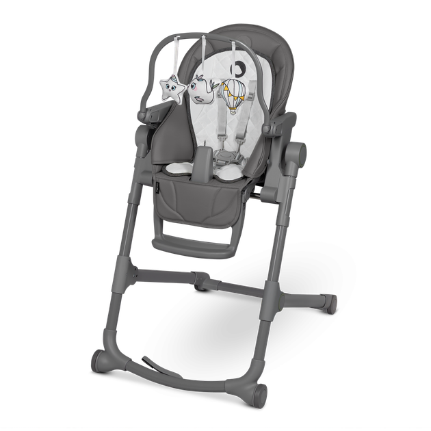 Стульчик для кормления Lionelo CORA PLUS GREY STONE - Фото 1 Стульчик для кормления Lionelo CORA PLUS GREY STONE - изображение 1