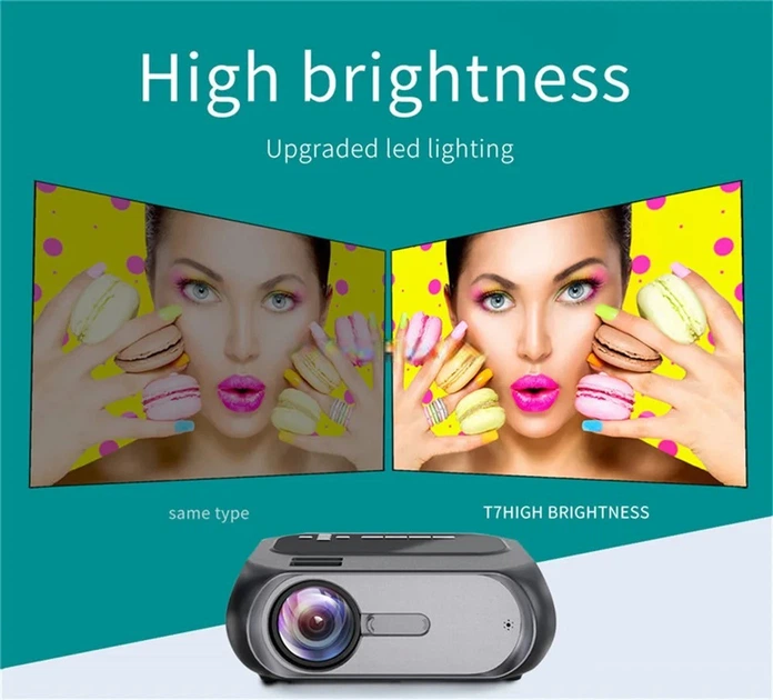 Проектор XON SmartView T7S (Full HD 1920х1080P, Wi-Fi, 3600Lm) Черный (XVRA1910BB 719) - Фото 10 Проектор XON SmartView T7S (Full HD 1920х1080P, Wi-Fi, 3600Lm) Черный (XVRA1910BB 719) - изображение 10