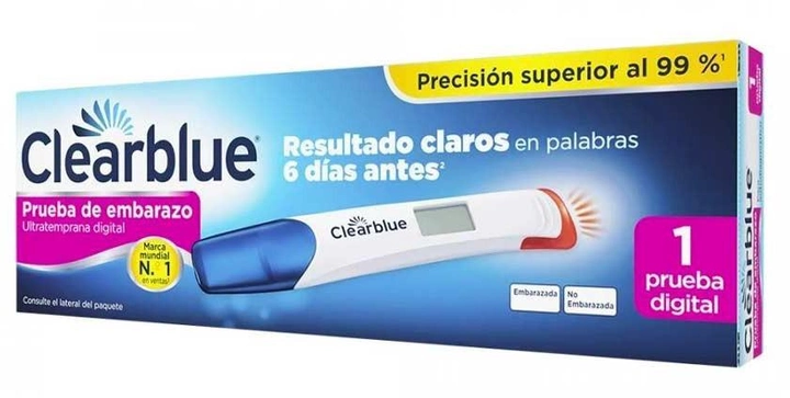 Тест на вагітність Clearblue Надранній 1 шт (8001841740690) - зображення 1