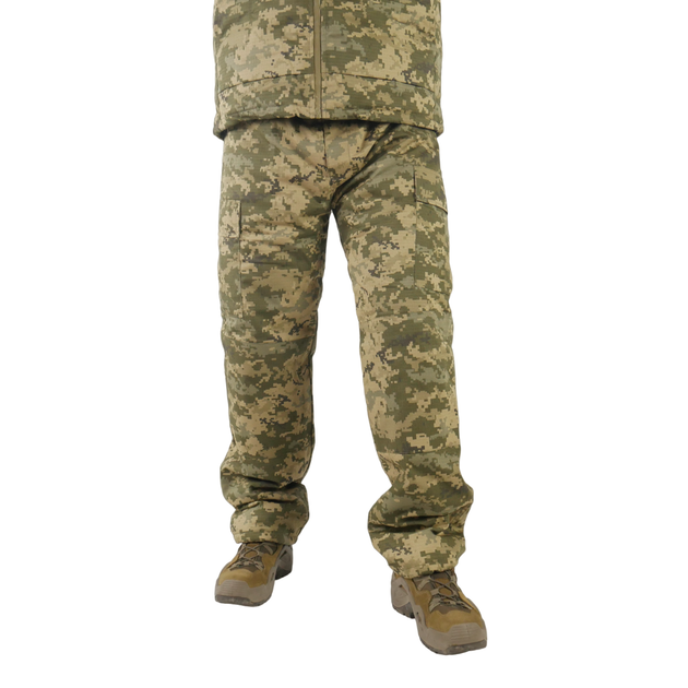 Зимовий тактичний костюм для чоловіків Tactical Series утеплений Rip-Stop розмір XXL колір Піксель - зображення 8