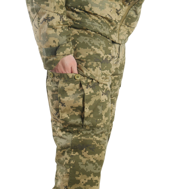 Зимовий тактичний костюм для чоловіків Tactical Series утеплений Rip-Stop розмір XXL колір Піксель - зображення 10