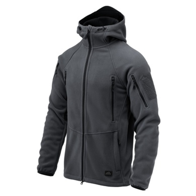 Кофта флисовая Helikon-Tex Patriot Jacket Hybrid Fleece Серая L\R - изображение 1