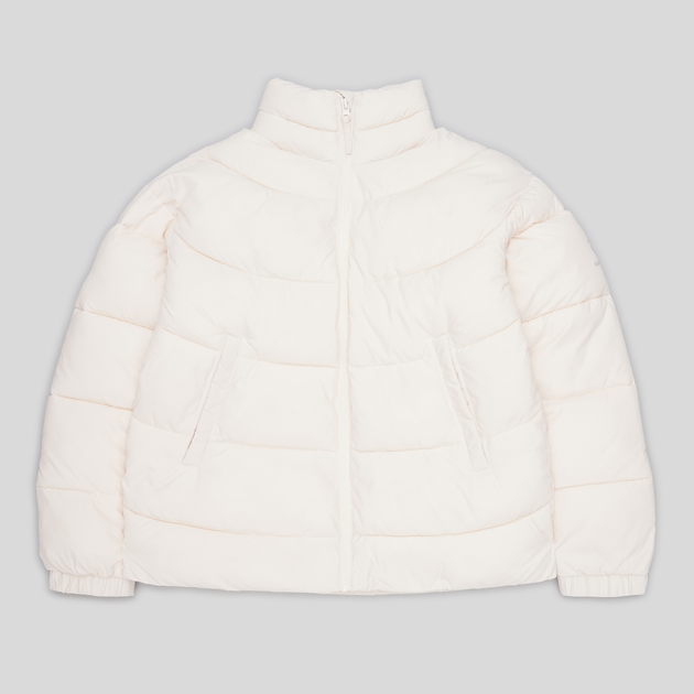 Акція на Підліткова зимова куртка для дівчинки Northland Girls' Jacket 121284-01 152-158 см Кремова від Rozetka