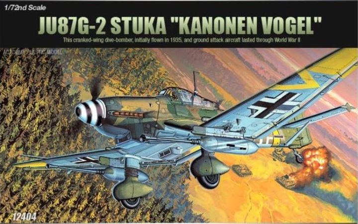 Модель літака Academy Ju 87G-2 Stuka Kanonen Vogel (0603550124044) - зображення 1