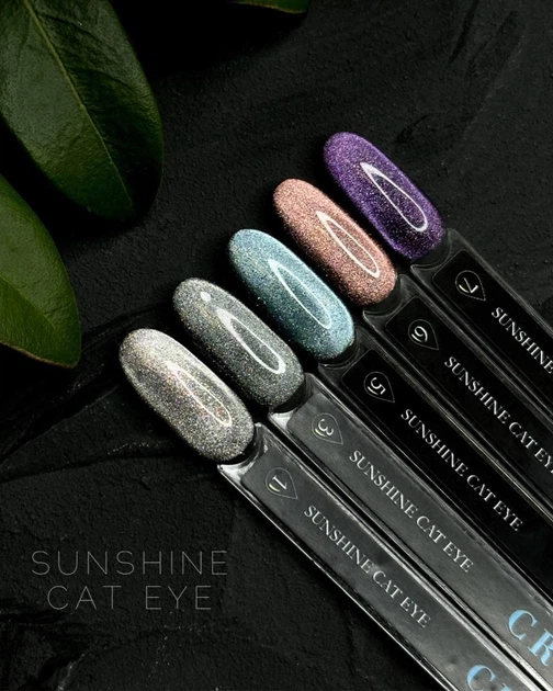 Гель лак Crooz Sunshine Cat Eye № 01, 8 ml - Фото 3 Гель лак Crooz Sunshine Cat Eye № 01, 8 ml - изображение 3