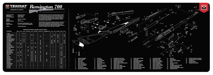 Килимок для зброї Tekmat Remington 700 - зображення 1