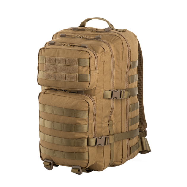 M-Tac рюкзак Large Assault Pack Laser Cut Tan, рюкзак тактичний, місткий рюкзак 36л, армійський рюкзак - зображення 1