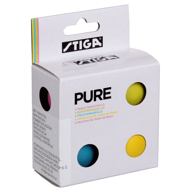 Мячи для настольного тенниса Stiga Pure 4-шт 1110-51 - изображение 5
