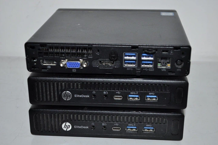 Неттоп HP EliteDesk 800 G2 USFF / Intel Core i5-6500T (4 ядра по 2.5 - 3.1 GHz) / 8 GB DDR4 / 500 GB HDD / Intel HD Graphics 530 / VGA / Windows 11 Pro + Блок питания б/у - изображение 6