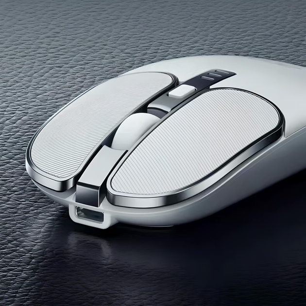 Бездротовий комплект ACER KM41-6W OCC202 клавіатура + миша, Bluetooth+2.4 ГГц, white - зображення 7