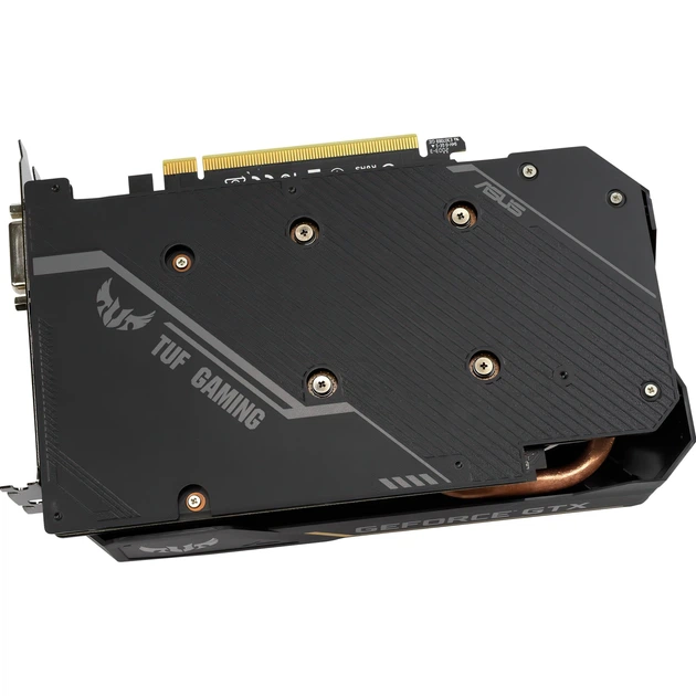 Видеокарта ASUS GTX 1650 4Gb TUF Gaming ОС (TUF-GTX1650-O4GD6-P-GAMING) (GDDR6, 128 bit, PCI-E 3.0 x16) Б/у - изображение 3