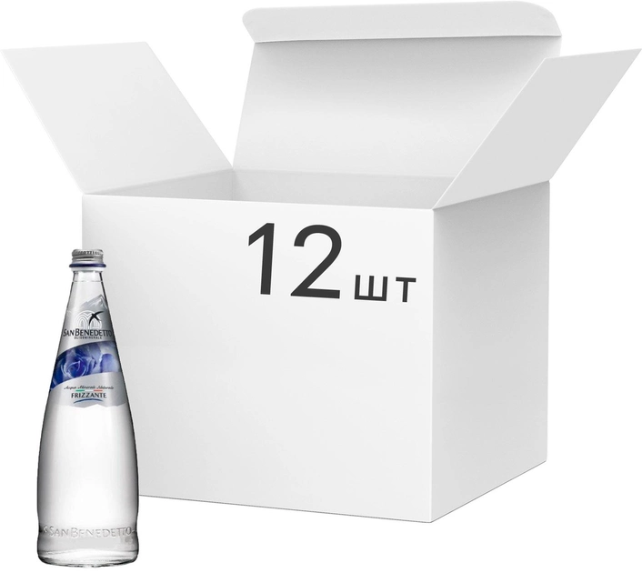 Акція на Упаковка мінеральної газованої води San Benedetto 0.75 л х 12 пляшок від Rozetka