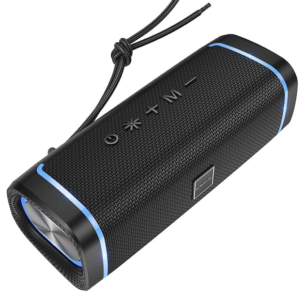 Портативна блютуз колонка BOROFONE BR32 |AUX, SD-card, Bluetooth, USB, FM-Radio| Чорний - зображення 3