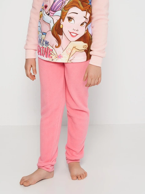 Детская теплая пижама для девочки Disney Princes DIS P 52 04 A041 W POLAR 92 см Светло-Розовая (5904009108758) - изображение 6