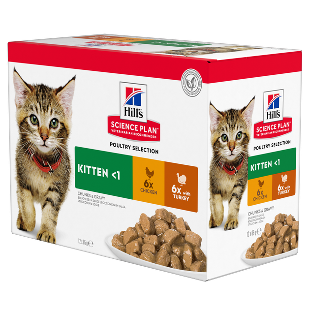 Влажный корм Hill's Science Plan Kitten для котят и кошек в период ...