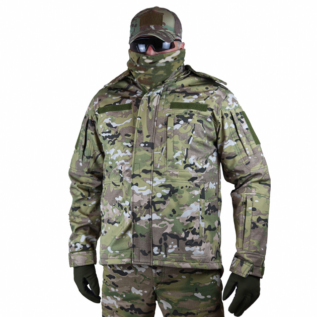 Куртка демісезонна тактична Caprice Soft shell 54р Мультикам - зображення 1