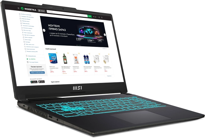 Ноутбук MSI Cyborg 15 i5-12450H/16GB/512 RTX4050 144Hz (Cyborg 15 | A12VE-017XPL) - зображення 6