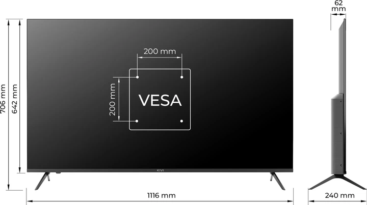 Телевізор Kivi 50" 50U760QB - зображення 8